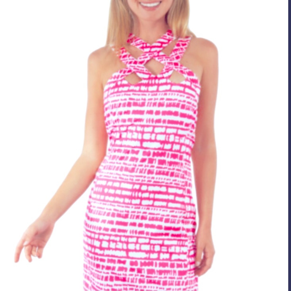 GRETCHEN SCOTT Hotsie Totsie Fuchsia Pink Dress